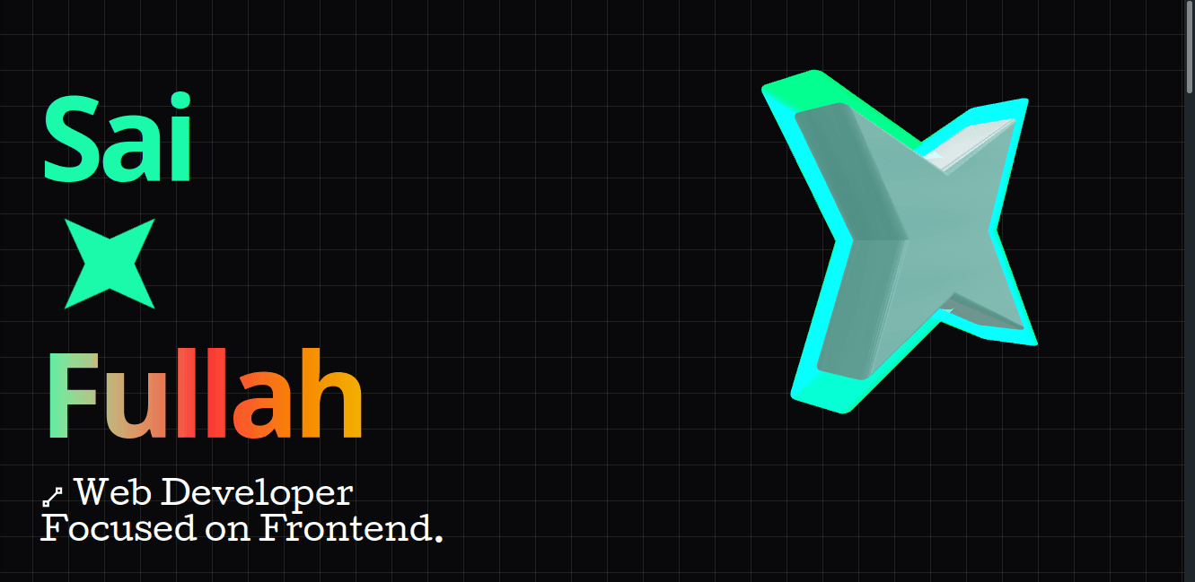 SaiX Personal Portfolio