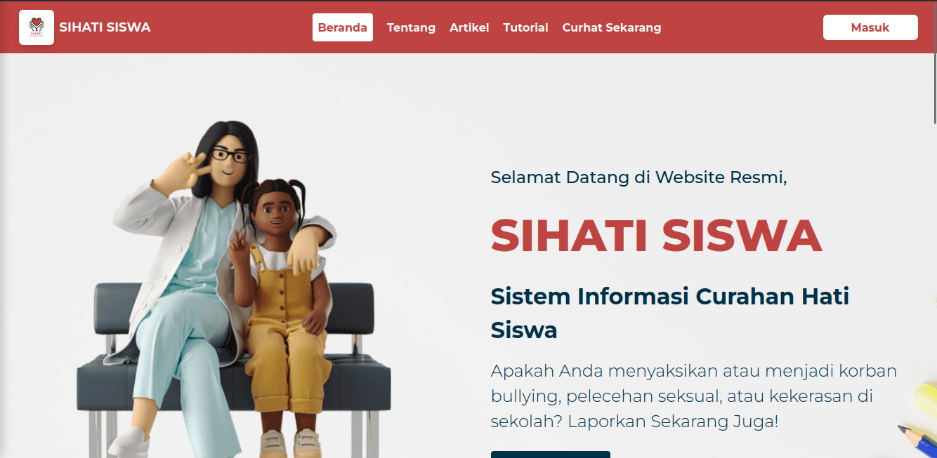 Sihati Siswa - Sistem Informasi Curahan Hati Siswa